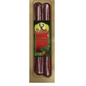 Perelik Rodopska Sushenitsa, 160 g, traditioneller bulgarischer roher Trockenwurst-Delikatess, hergestellt aus Schweinefleisch, gewürzt mit authentischen Rhodopen-Gewürzen, ideal für Snacks oder kulinarische Gerichte, vakuumverpackt.