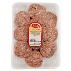 STEFANOV, Frikadelle 800 g – Würzige Rind- oder Schweinefrikadellen, fertig geformt, ideal zum Braten oder Grillen, saftig und aromatisch, typisch bulgarische Hausmannskost.