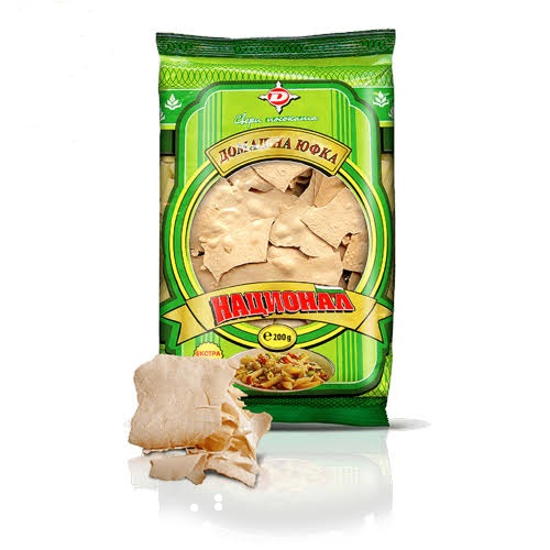 KRASATEV, Hausgemachte Nudeln mit 5 Eiern und Milch 200g/ 12 Stk. in Verpackung – EP: 0,56€